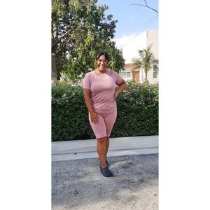 Biker short & top set